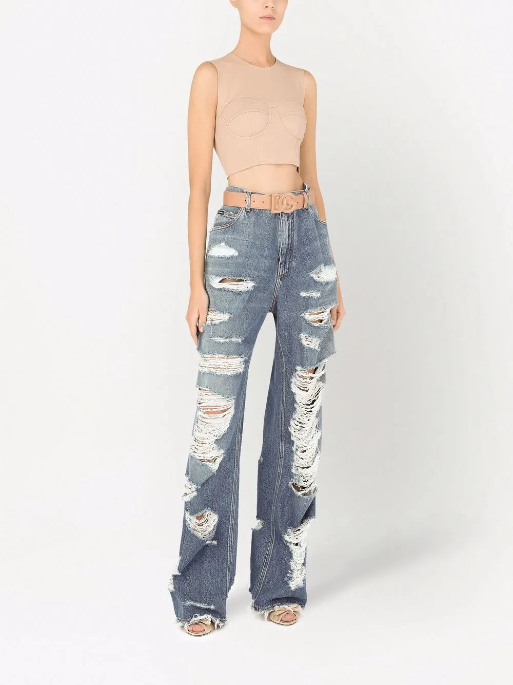 Sleeveless Corset Top