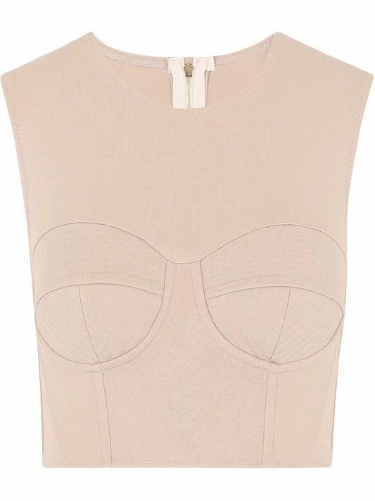Sleeveless Corset Top