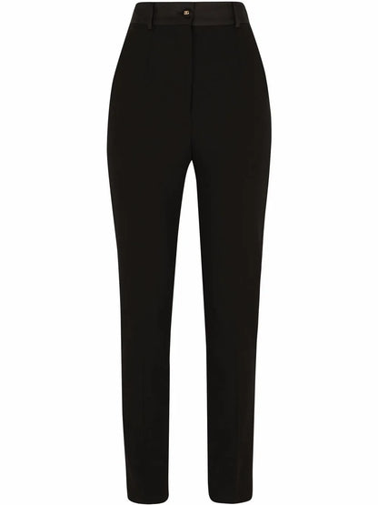 High-Waisted Tuxedo Trousers