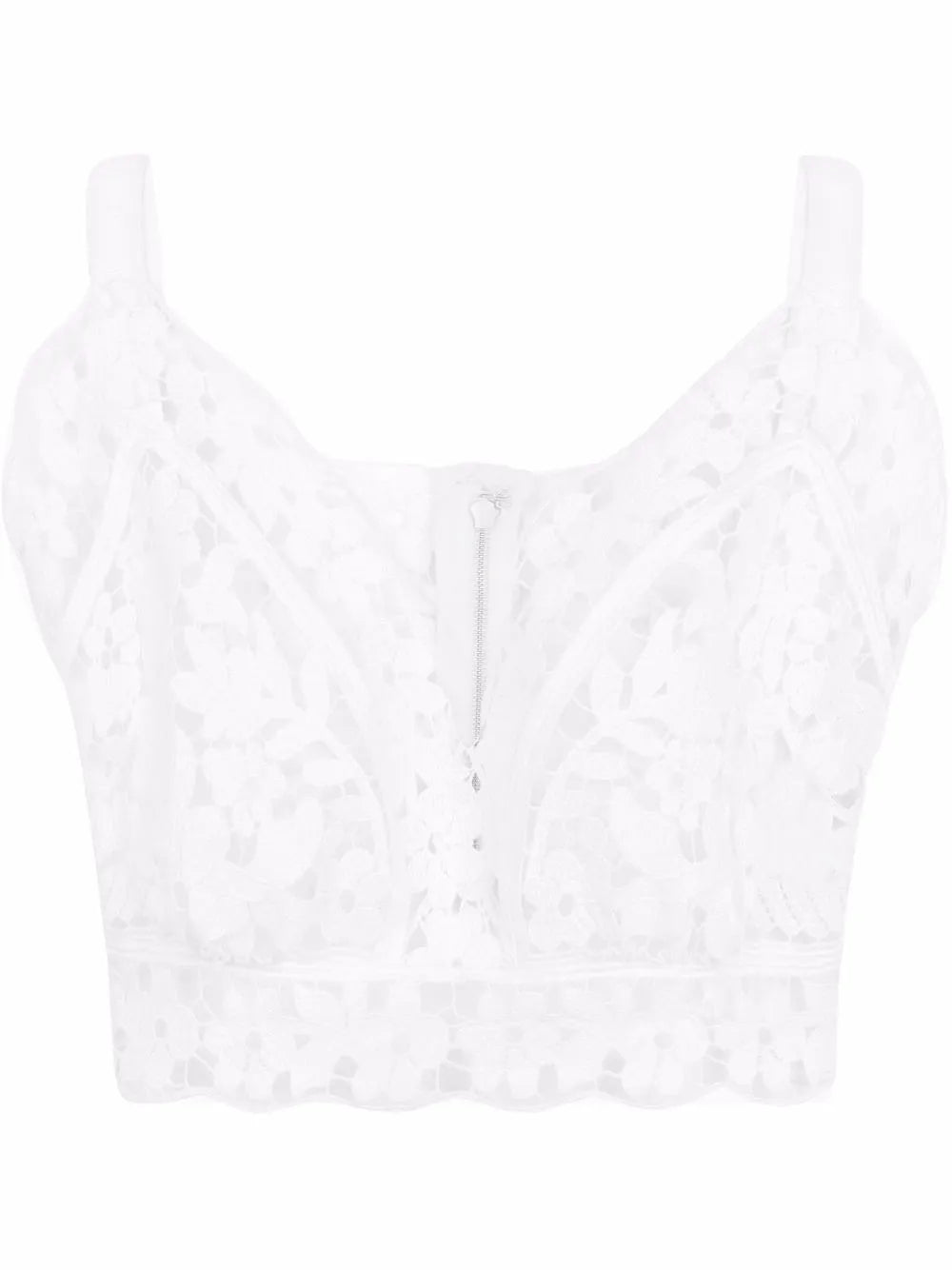 Broderie-Anglaise Crop Top