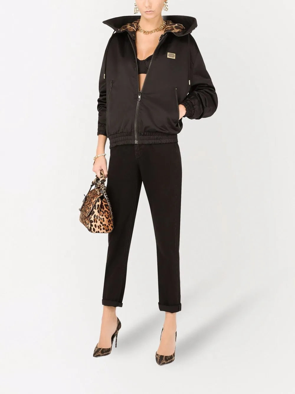 Hooded Gabardine Jacket