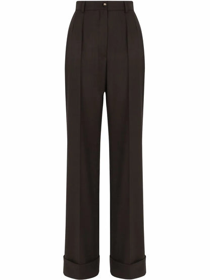 Wool Palazzo Trousers