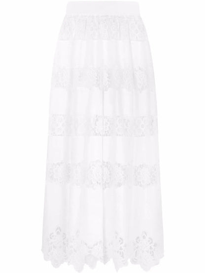Embroidered Culotte Trousers