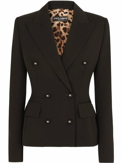 Dolce Double-Breasted Wool Blazer