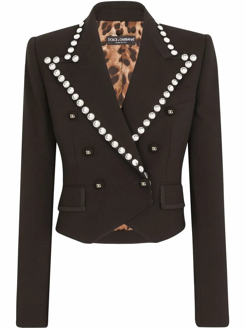Spencer Crystal-Embellished Wool Jacket
