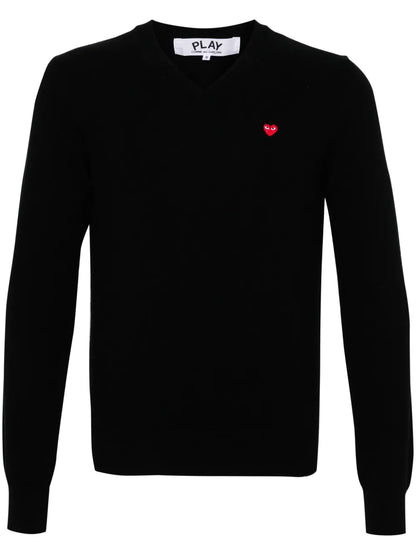 Logo-Patch Wool Jumper
