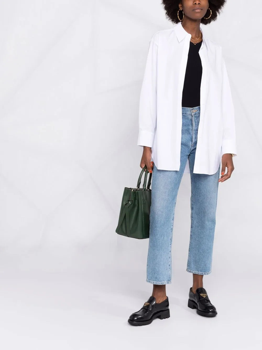 Oversized Poplin Cotton Shirt