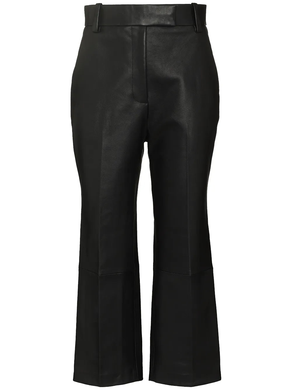 Melie Cropped Leather Trousers