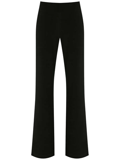 Plush Straight-Leg Trousers