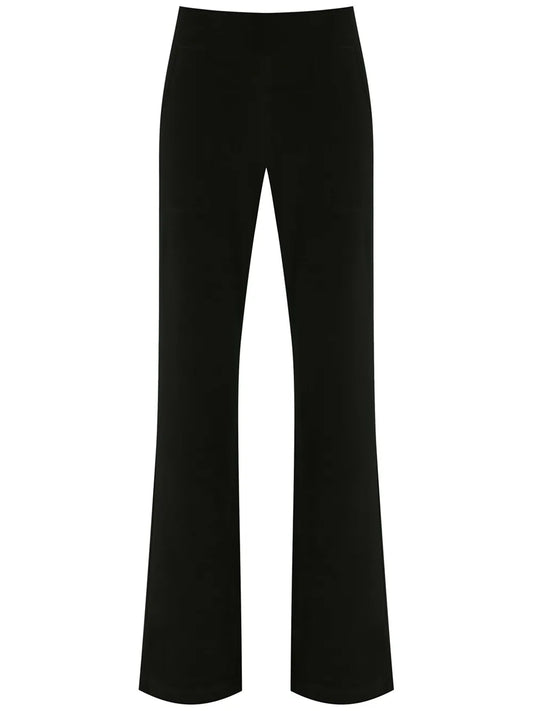 Plush Straight-Leg Trousers