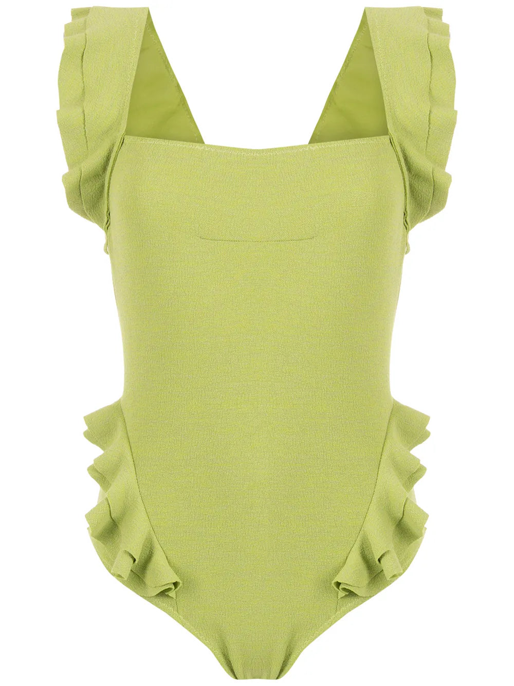 Ruffle-Trimmed Swimsuit