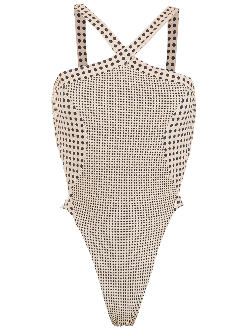 Polka-Dot Print Swimsuit