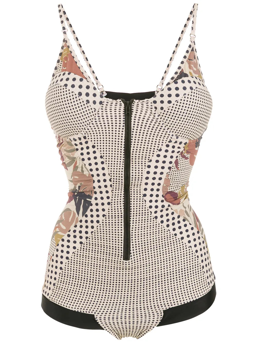 Geometric Panelled Swimsuit