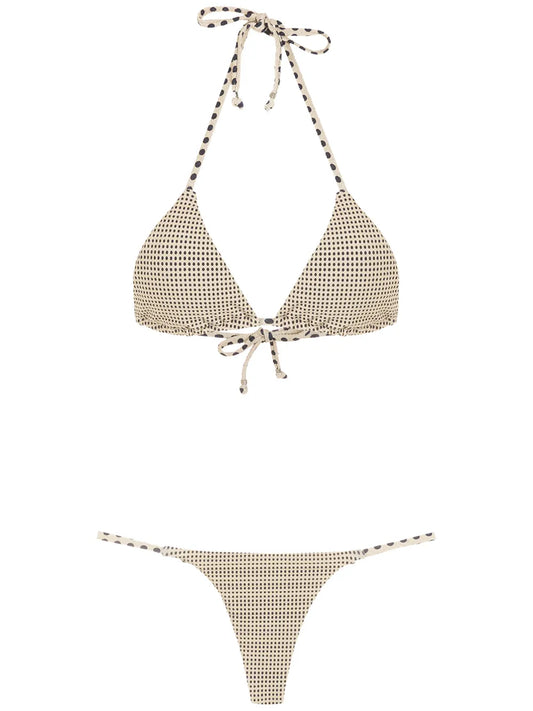 Polka-Dot Print Bikini