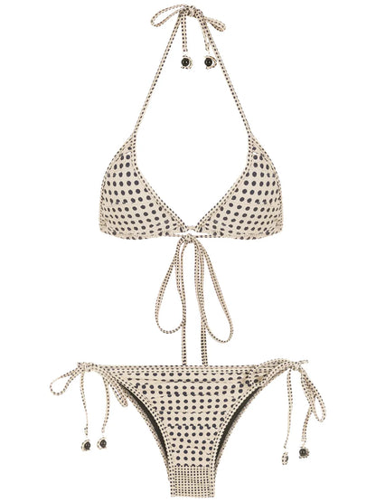 Polka-Dot Print Bikini