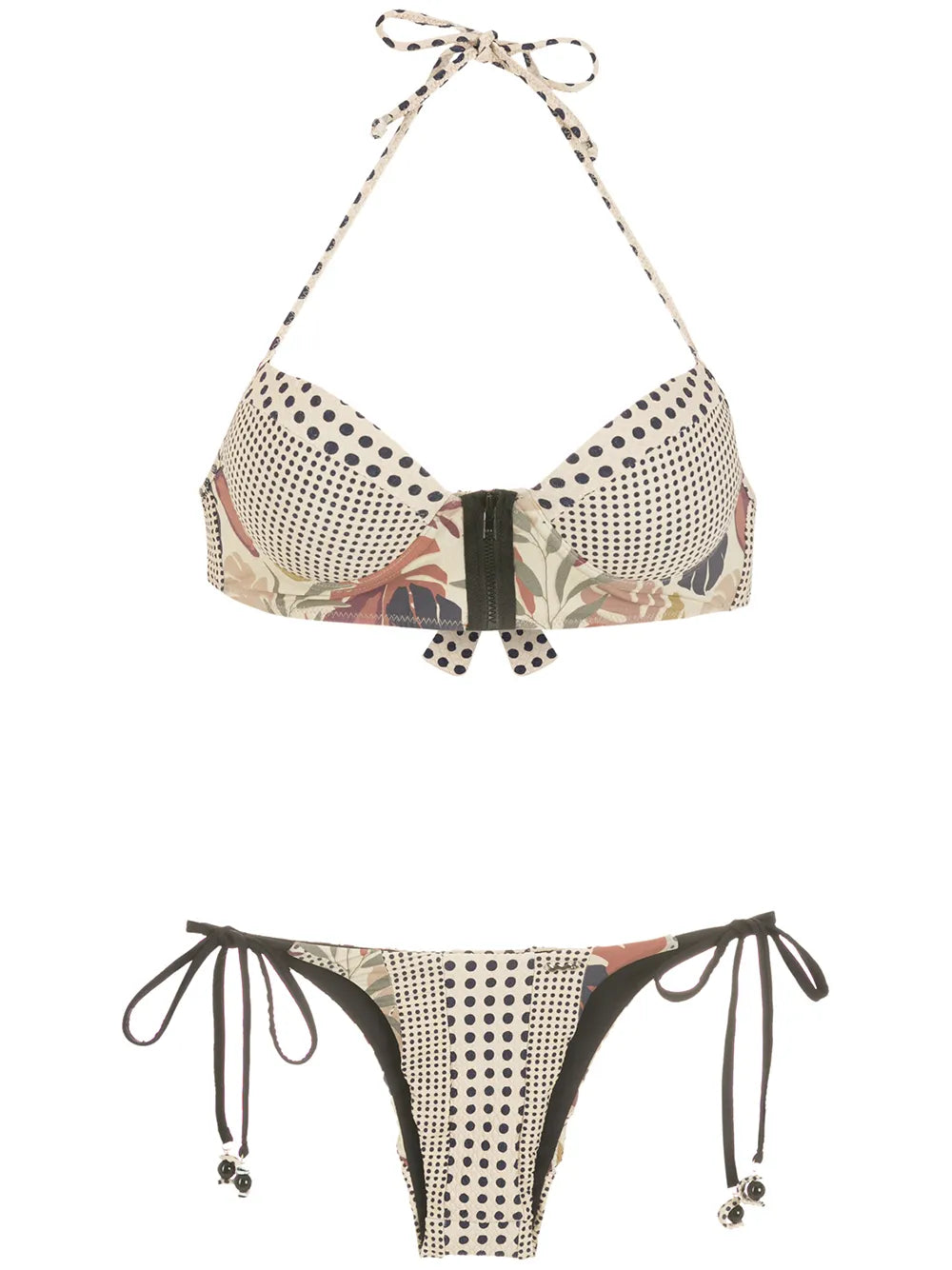 Polka-Dot Print Bikini