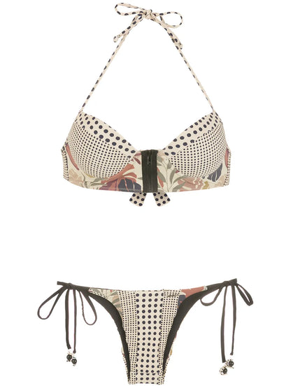 Polka-Dot Print Bikini