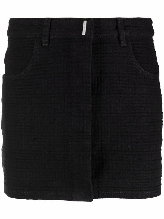 Logo-Monogram Mini Skirt