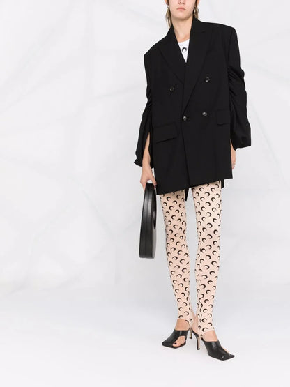 All Over Moon Pattern Leggings