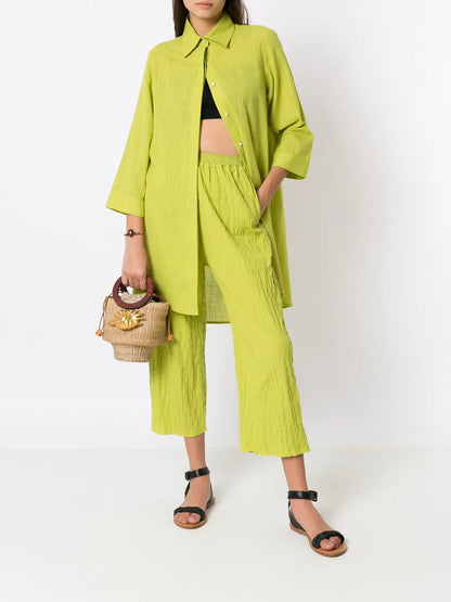 Sam Cropped Cotton Pants