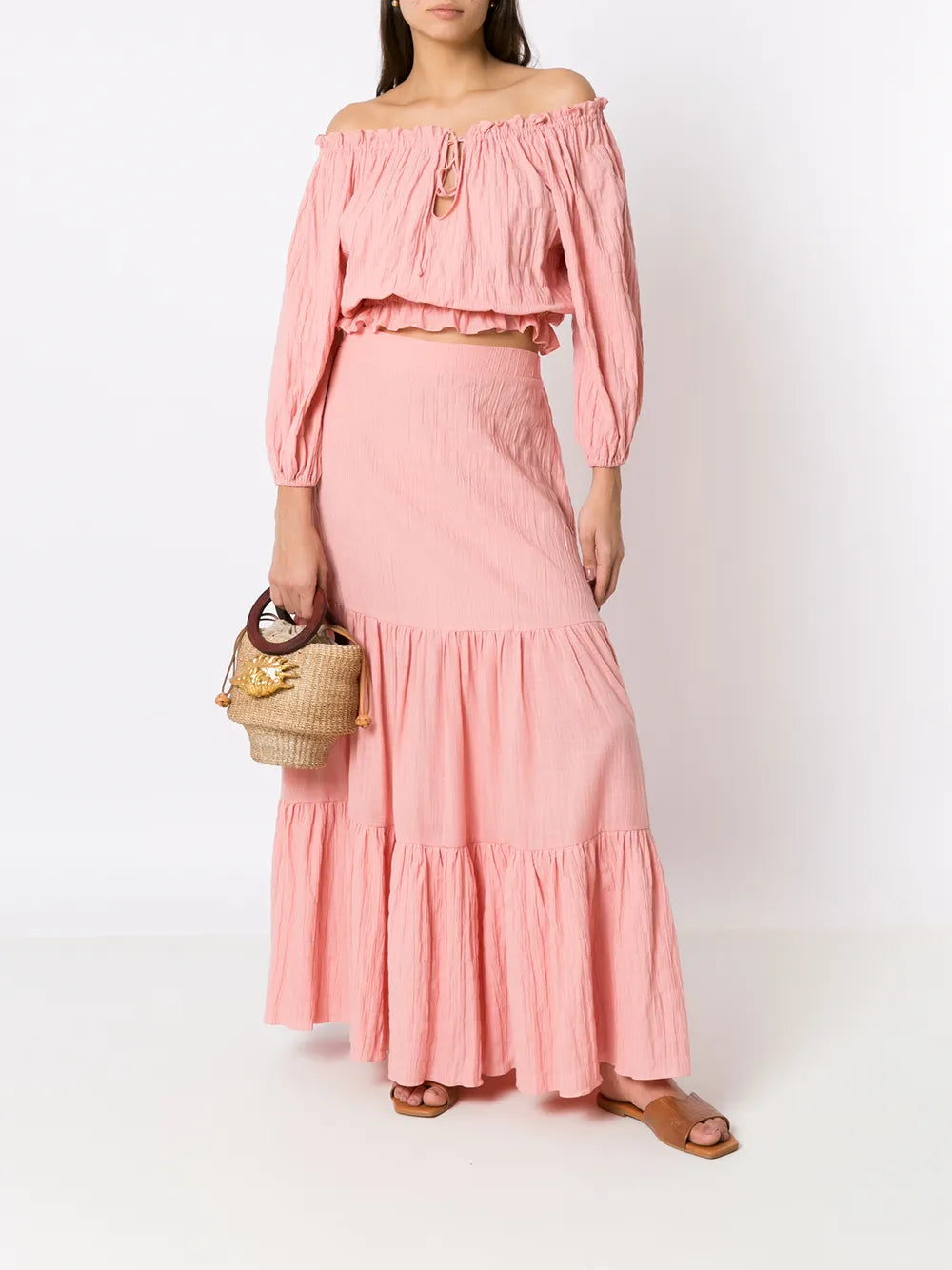 Pisan Tiered Maxi Skirt