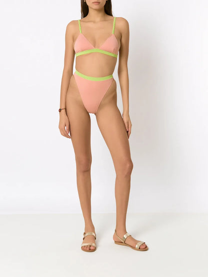 Arko Contrast-Trim Bikini Bottoms