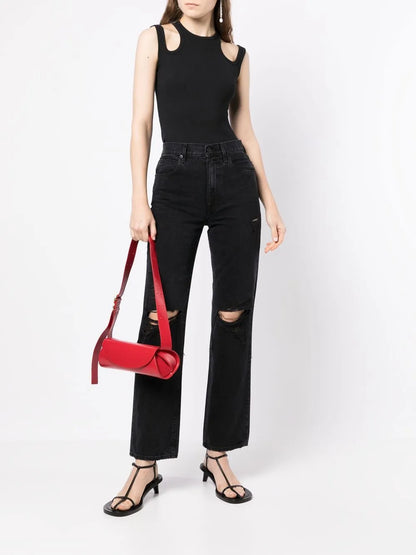London Ripped-Detailed Jeans