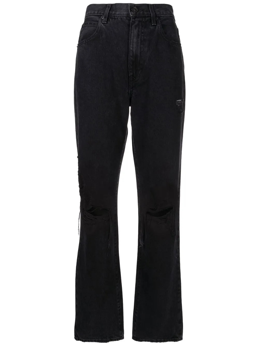 London Ripped-Detailed Jeans