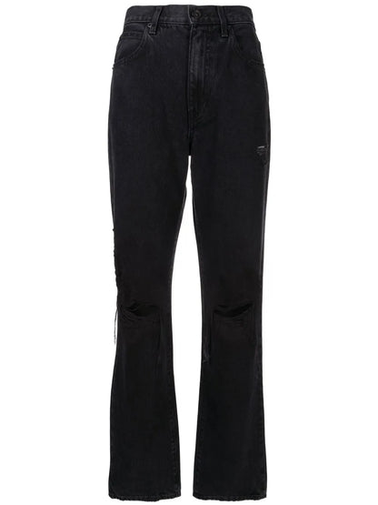 London Ripped-Detailed Jeans
