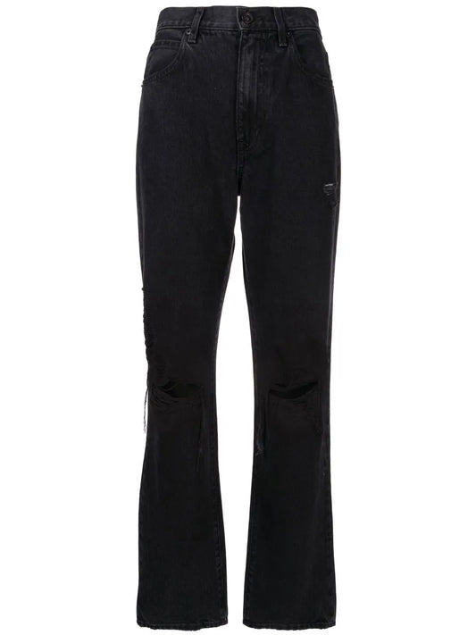 London Ripped-Detailed Jeans
