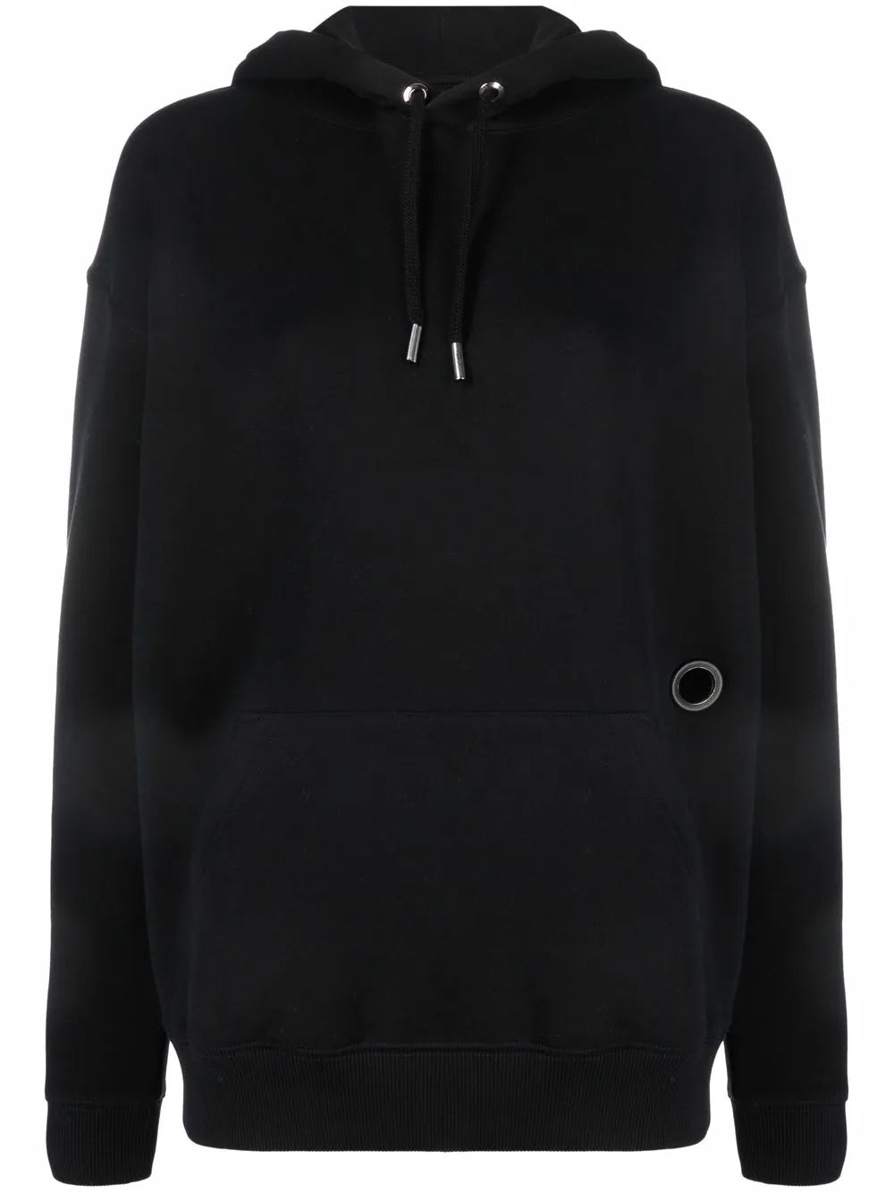 Scarf-Detail Cotton Hoodie