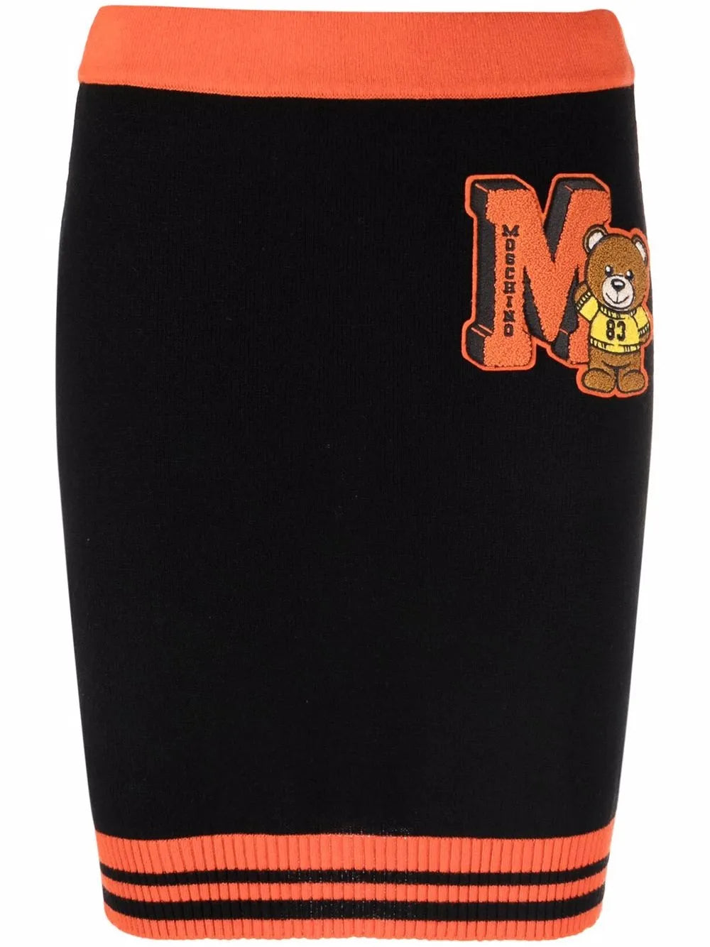 Collegiate-Logo Knitted Skirt