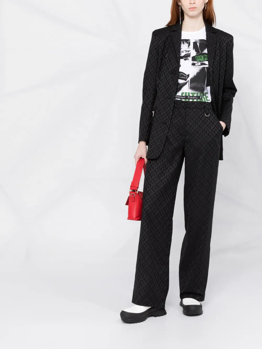 Moon-Print Tailored Trousers