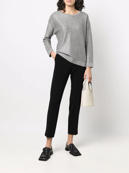 Cropped Tailored Trousers