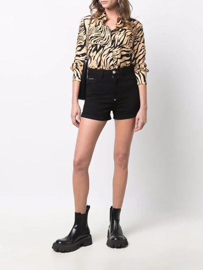 Slim-Cut Hot Shorts