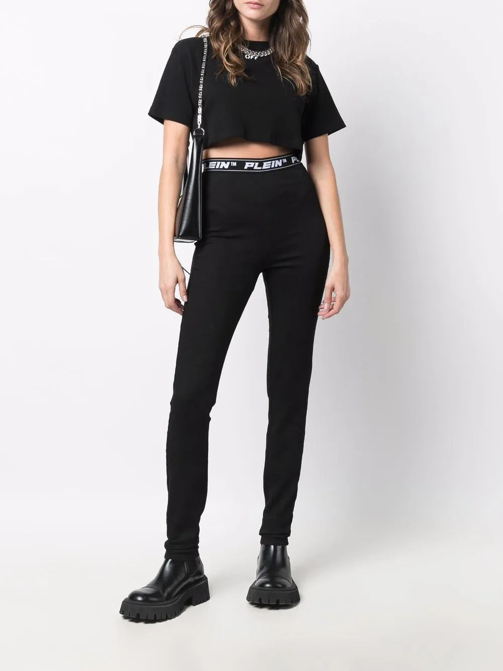 Logo-Waistband Leggings