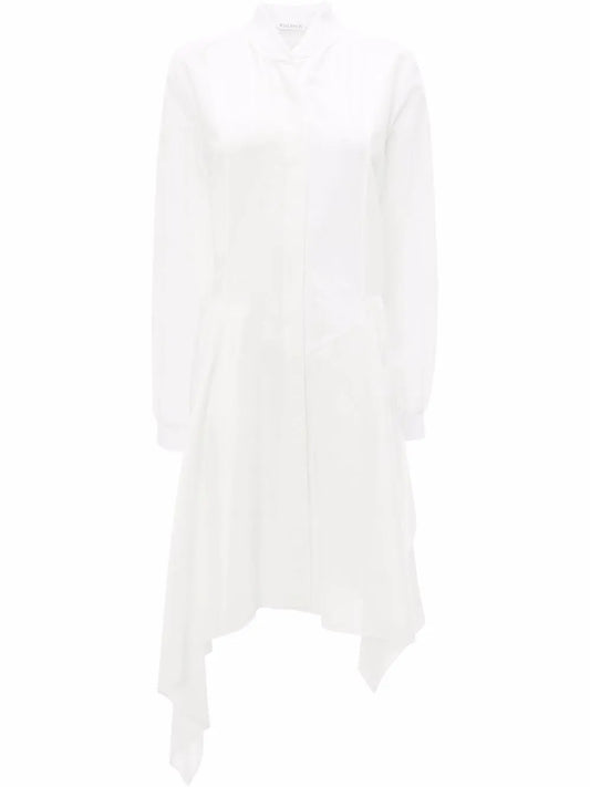 Bomber-Style Poplin Shirtdress