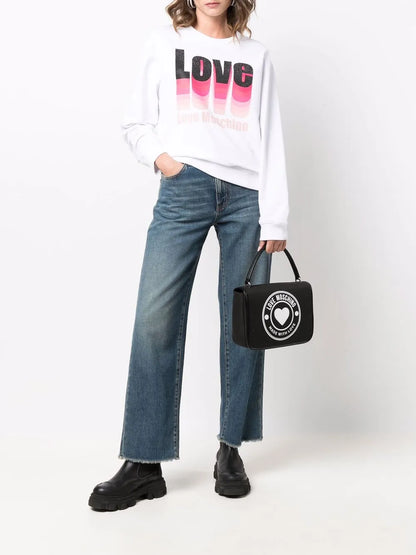 Mid-Rise Straight-Leg Jeans