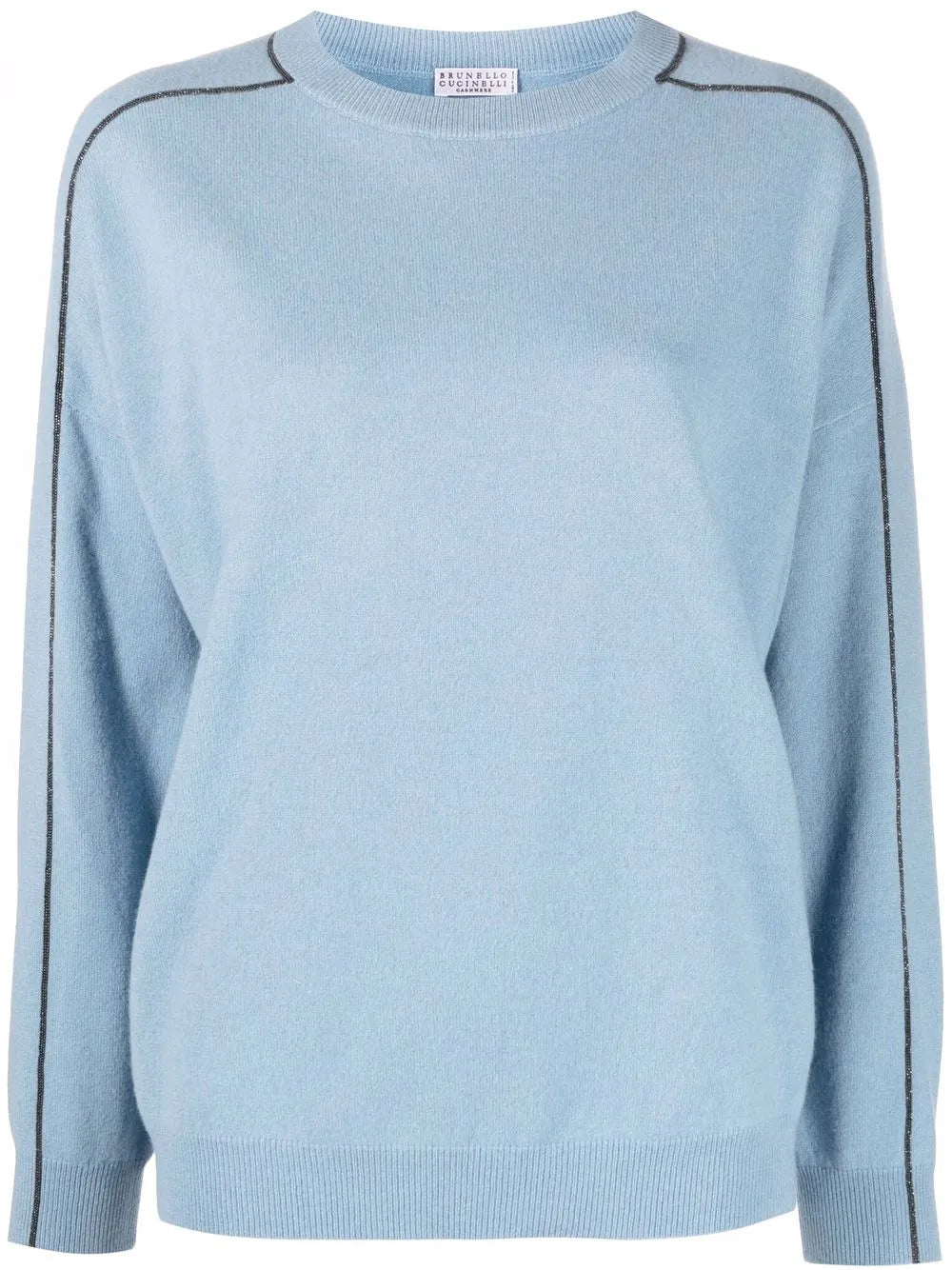 Monili-Trim Knitted Jumper
