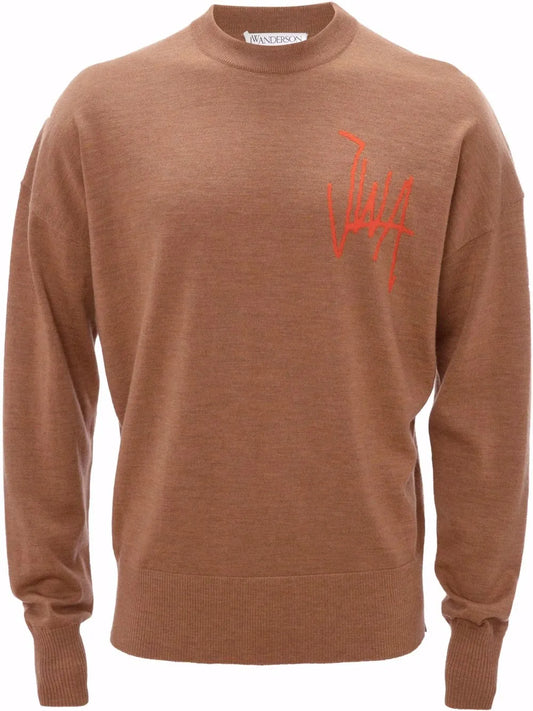 Logo-Embroidered Jumper