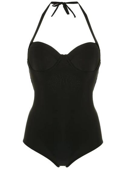 Neck Tie Swimsuit