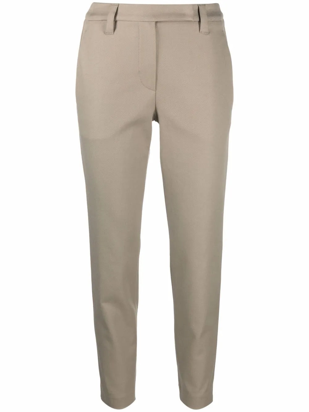 Elasticated-Waist Cropper Trousers
