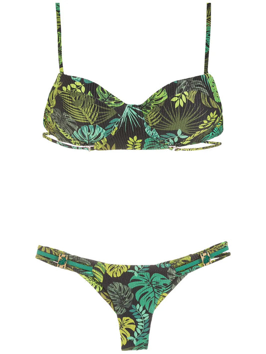 Tropical Print Bikini
