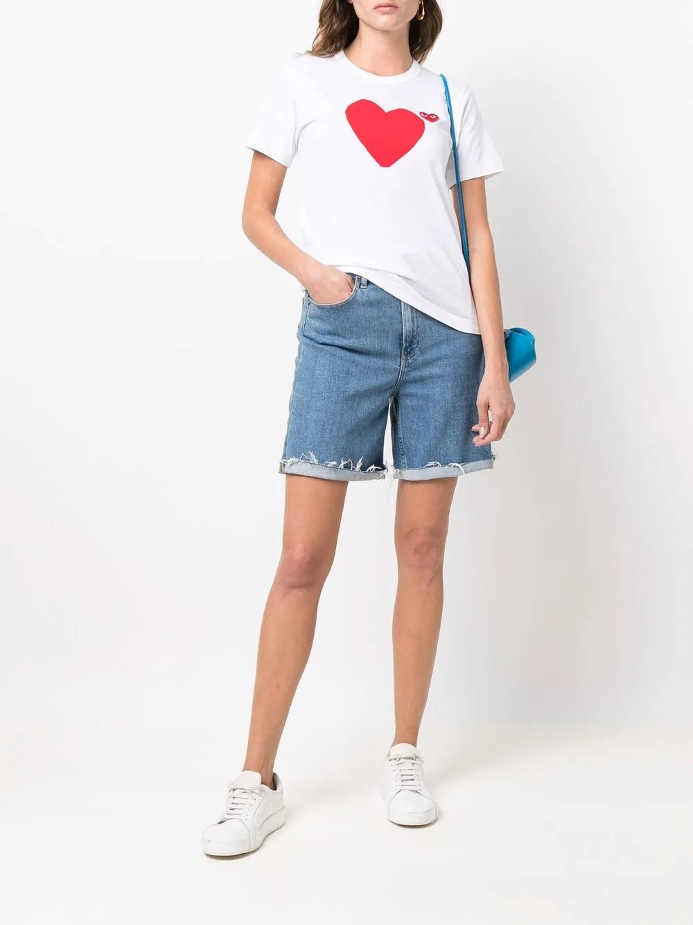 Signature Heart Logo-Patch T-Shirt