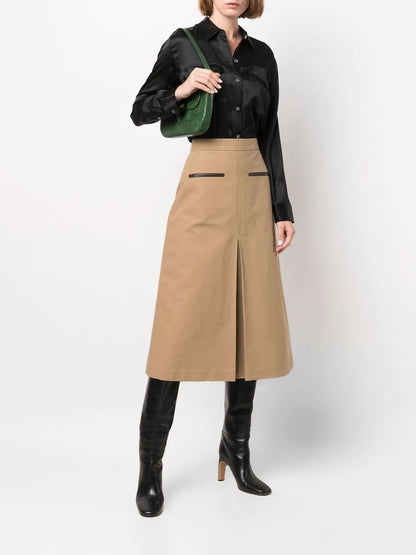 Signature Silk Satin Shirt