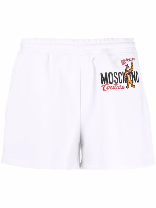 Logo-Printed Track Shorts