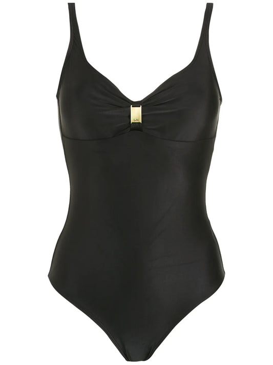 Roberta Logo-Plaque Swimsuit