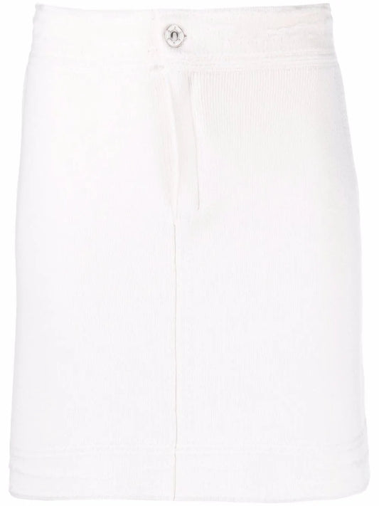 Contrast-Stitch Mini Skirt