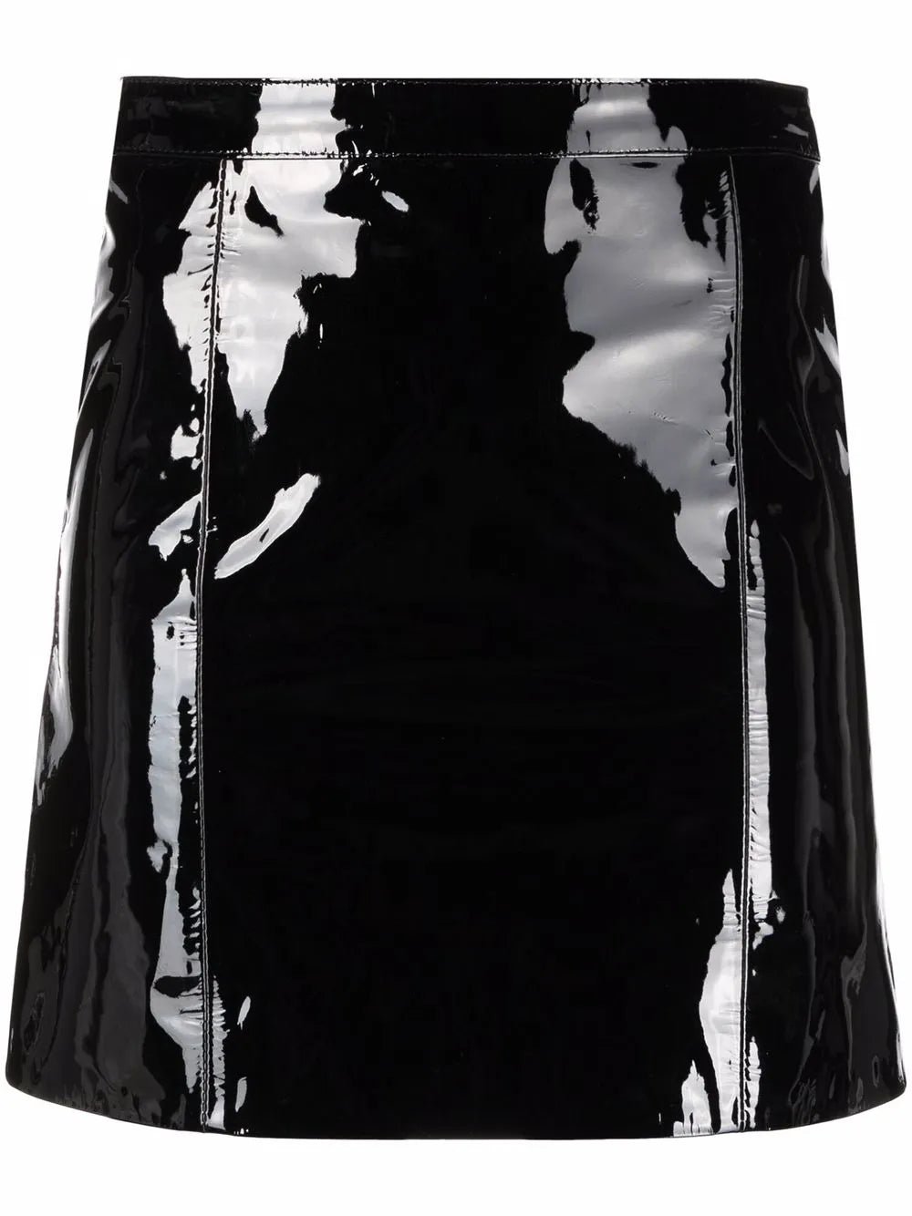 Vinyl Leather Mini Skirt