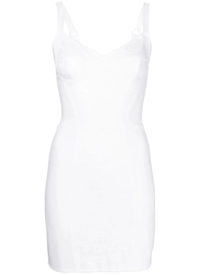 Lace-Panelling Bustier Dress